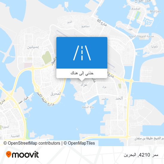 خريطة ممر 4210