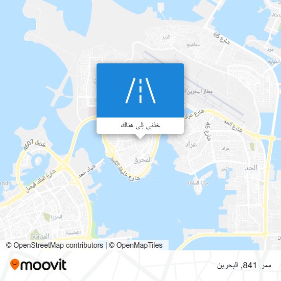 خريطة ممر 841