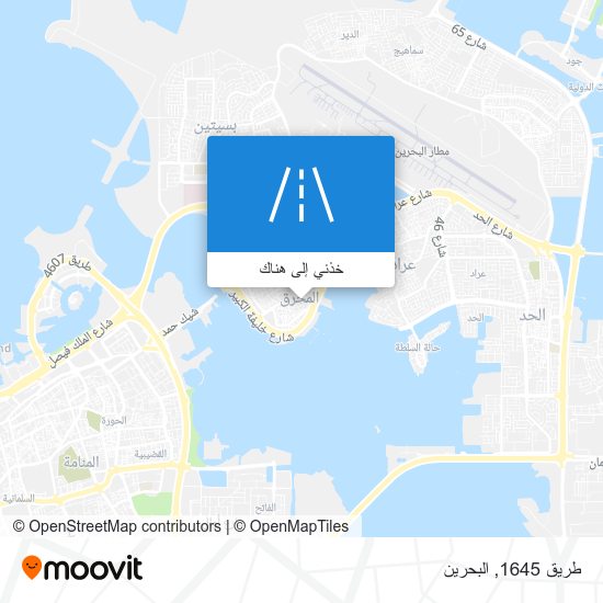 خريطة طريق 1645
