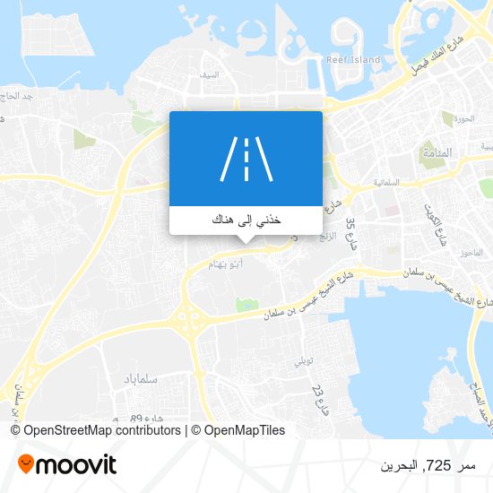 خريطة ممر 725