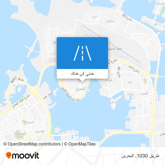 خريطة طريق 1030