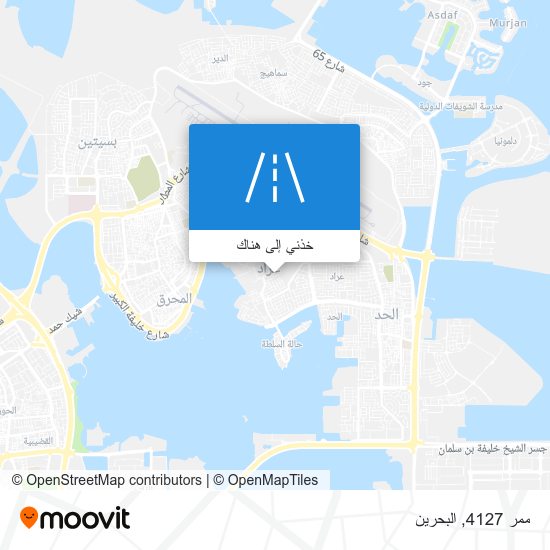 خريطة ممر 4127