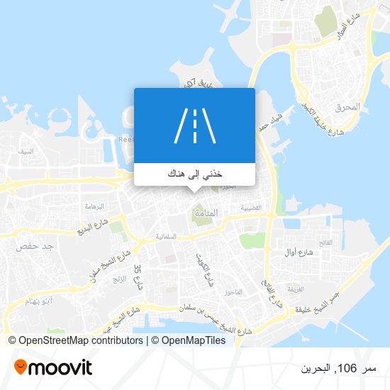 خريطة ممر 106
