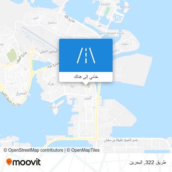 خريطة طريق 322