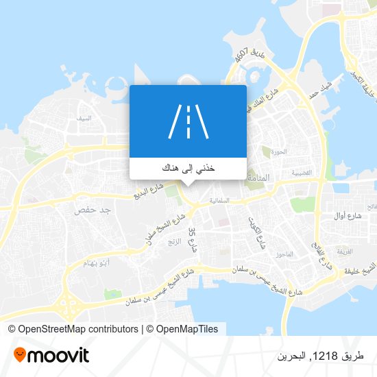 خريطة طريق 1218