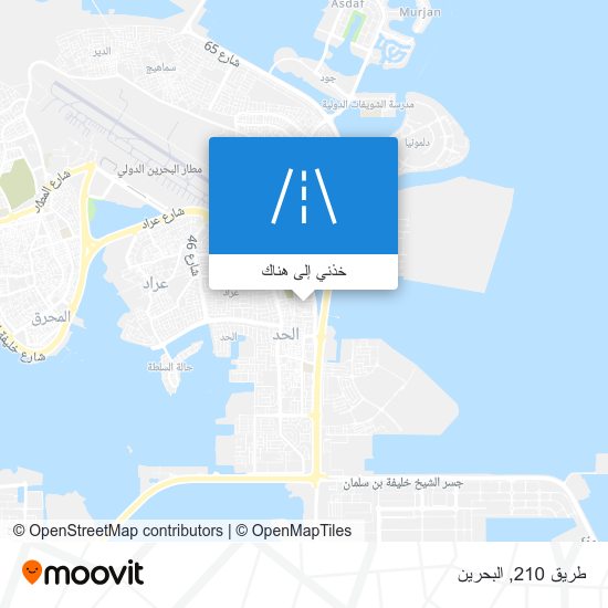 خريطة طريق 210