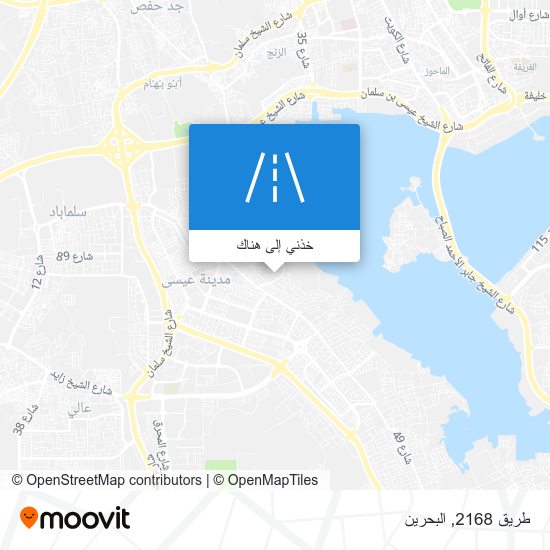 خريطة طريق 2168