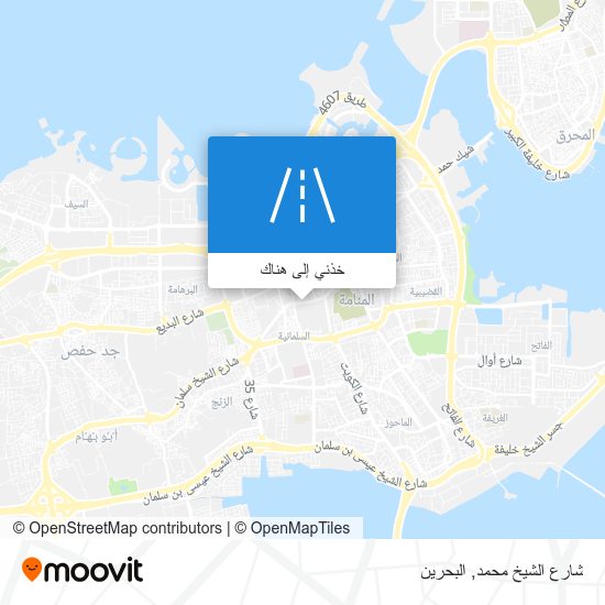 خريطة شارع الشيخ محمد