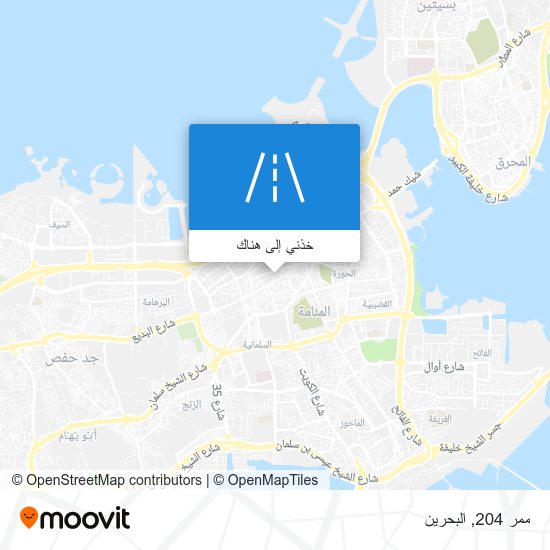 خريطة ممر 204