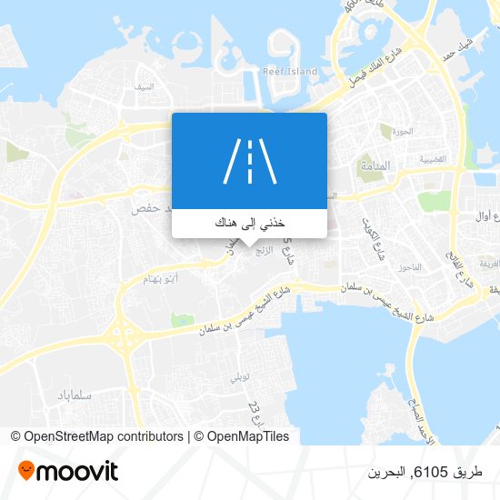 خريطة طريق 6105