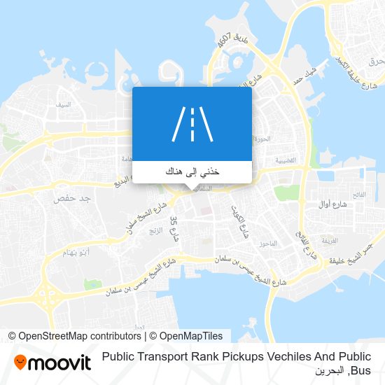 خريطة Public Transport Rank Pickups Vechiles And Public Bus
