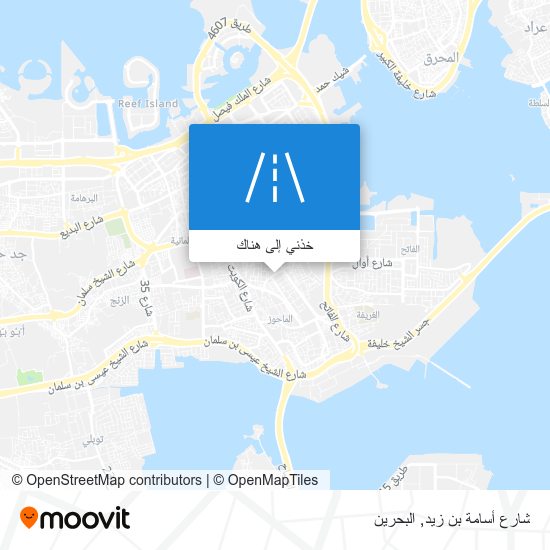 خريطة شارع أسامة بن زيد