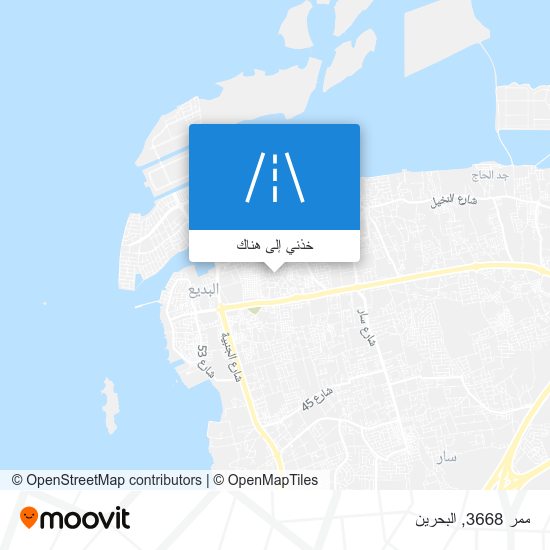 خريطة ممر 3668