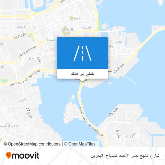 خريطة شارع الشيخ جابر الأحمد الصباح