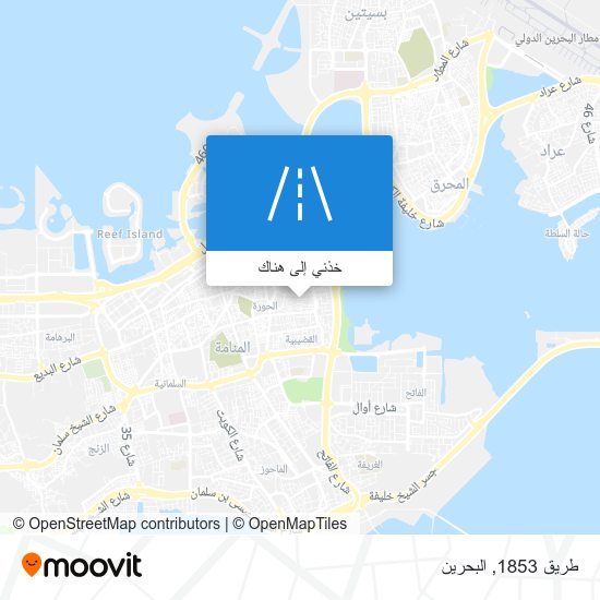 خريطة طريق 1853