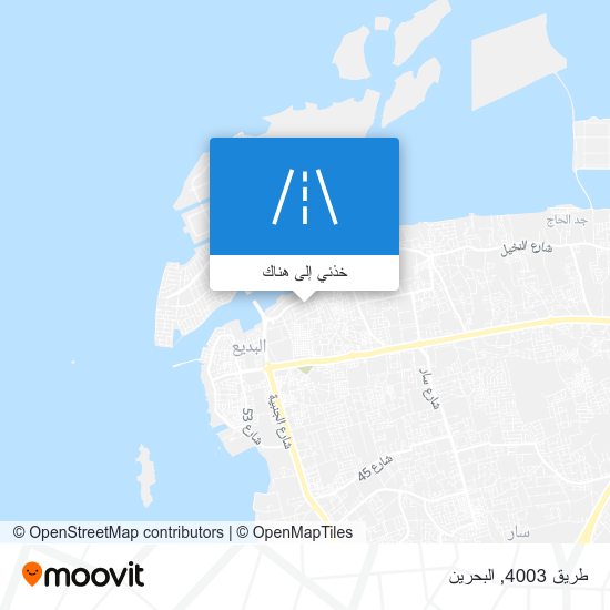 خريطة طريق 4003