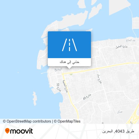 خريطة طريق 4043