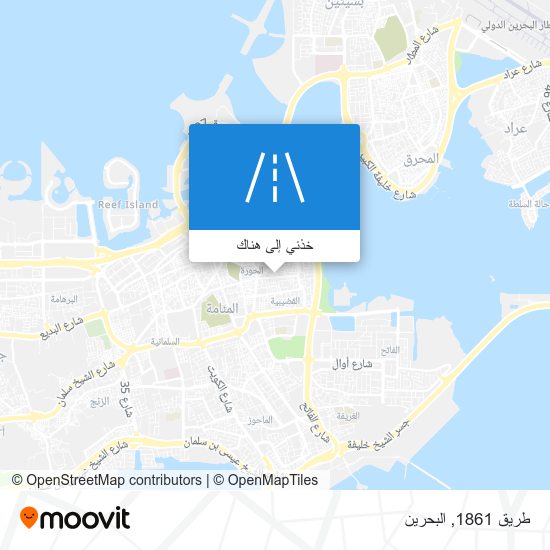 خريطة طريق 1861