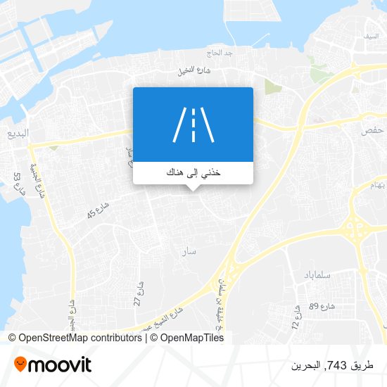 خريطة طريق 743