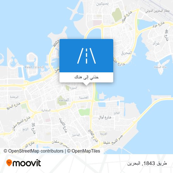 خريطة طريق 1843