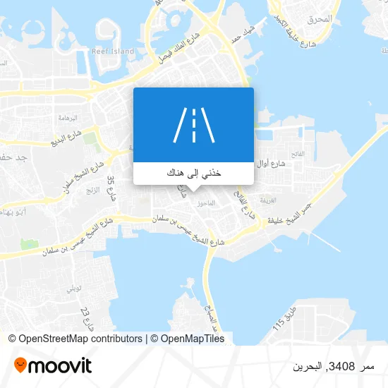 خريطة ممر 3408