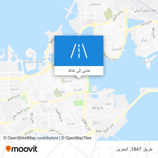 خريطة طريق 1847