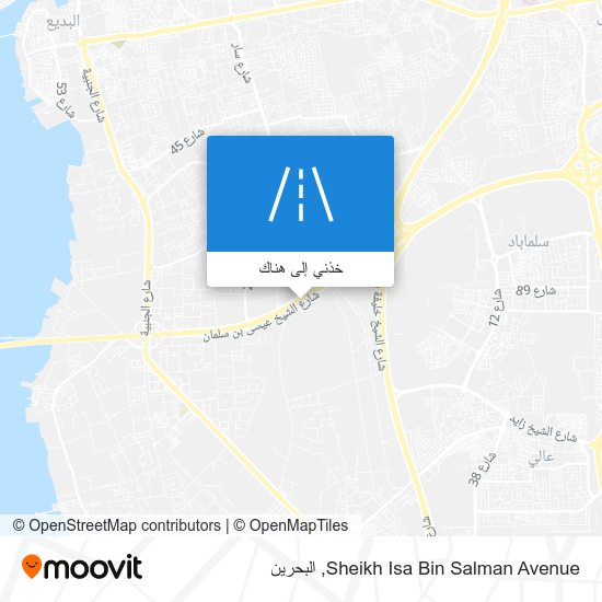 خريطة Sheikh Isa Bin Salman Avenue