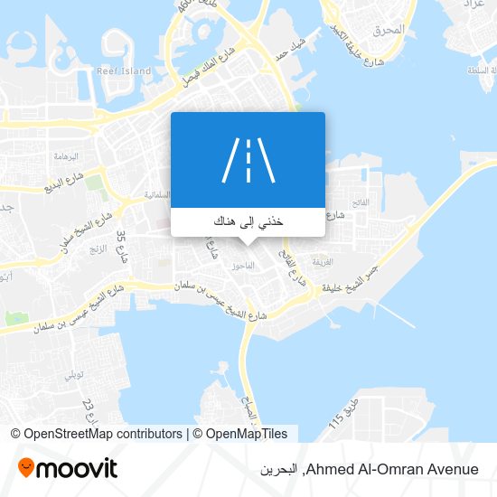 خريطة Ahmed Al-Omran Avenue