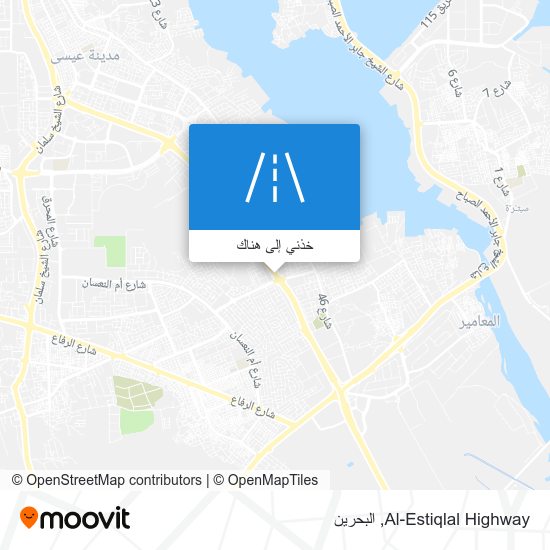 خريطة Al-Estiqlal Highway
