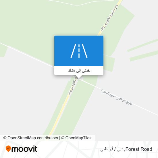 خريطة Forest Road