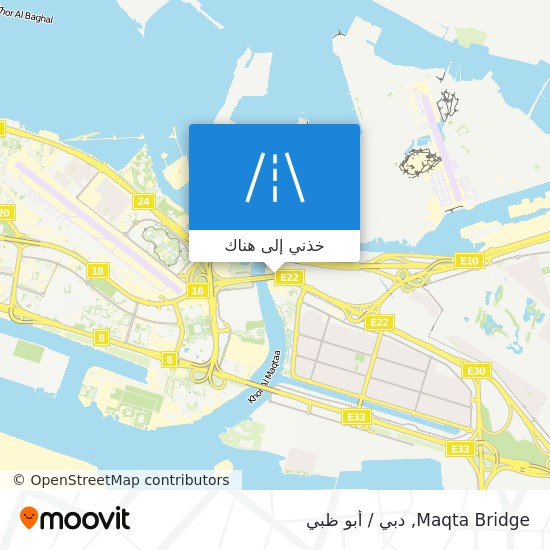 خريطة Maqta Bridge