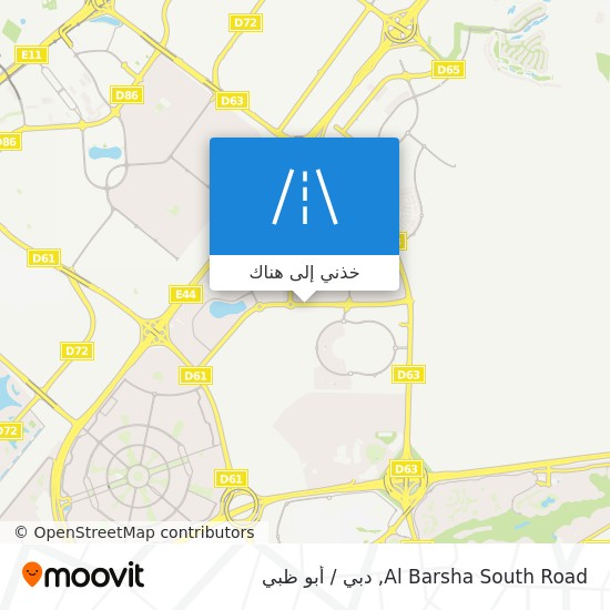 خريطة Al Barsha South Road