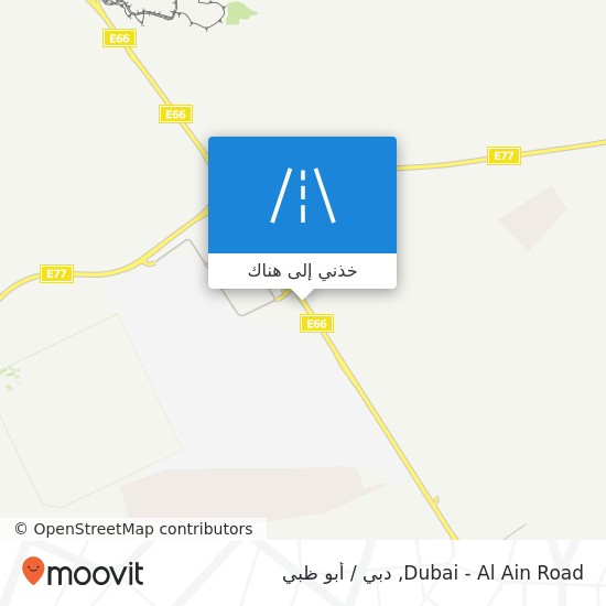 خريطة Dubai - Al Ain Road