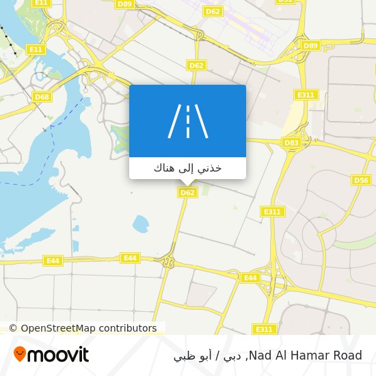 خريطة Nad Al Hamar Road