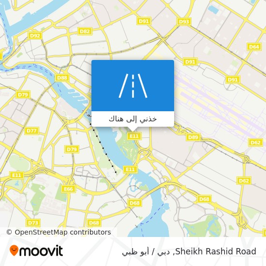 خريطة Sheikh Rashid Road