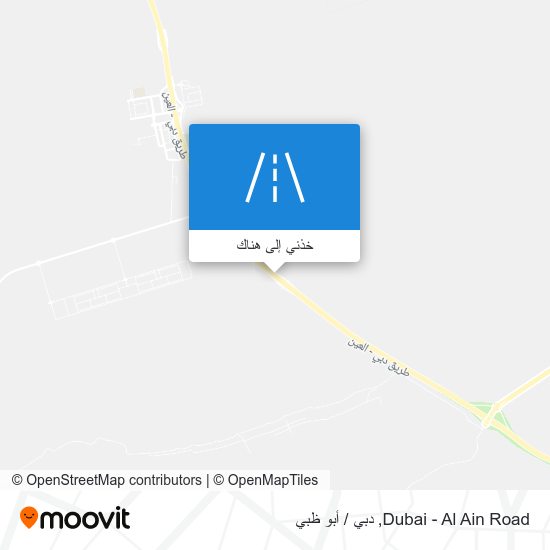 خريطة Dubai - Al Ain Road