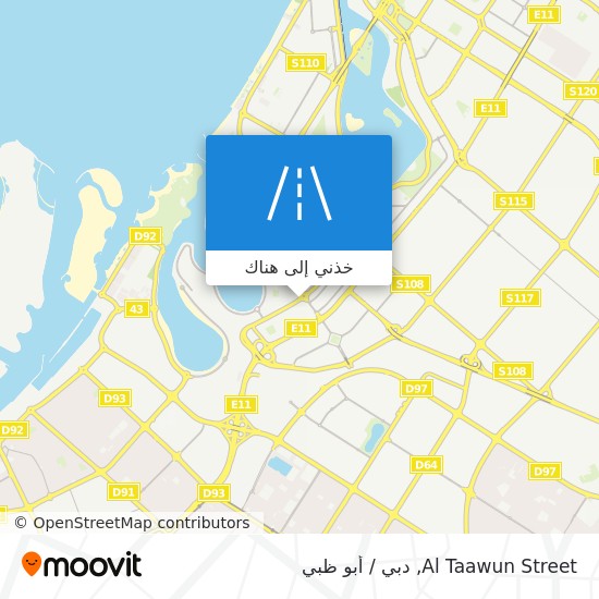خريطة Al Taawun Street