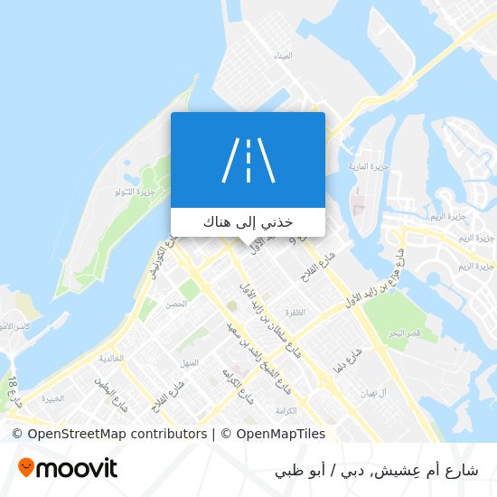 خريطة شارع أُم عِشيش
