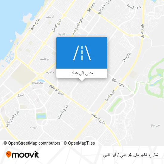 خريطة شارع الكهرمان 4