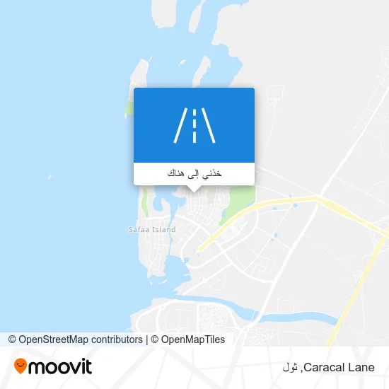 خريطة Caracal Lane