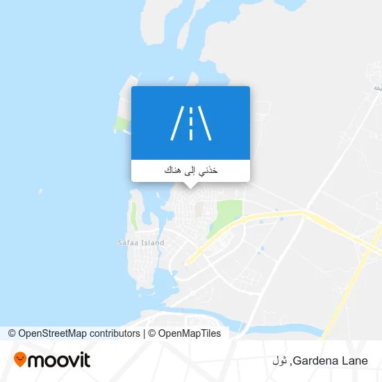 خريطة Gardena Lane