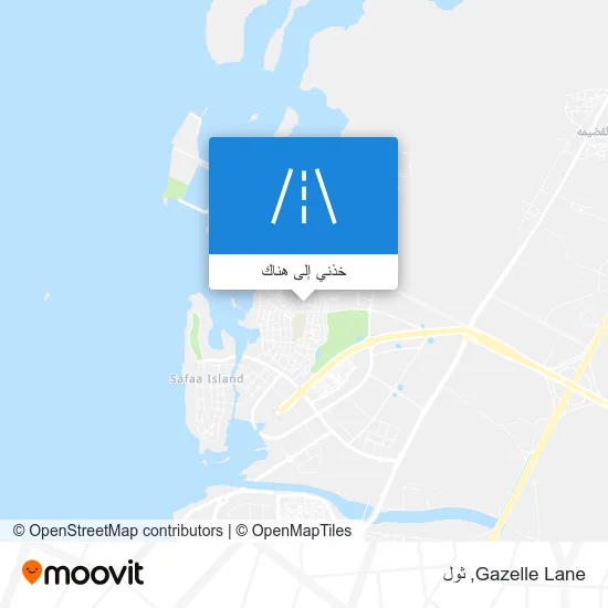 خريطة Gazelle Lane