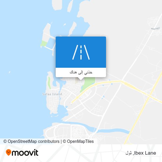 خريطة Ibex Lane