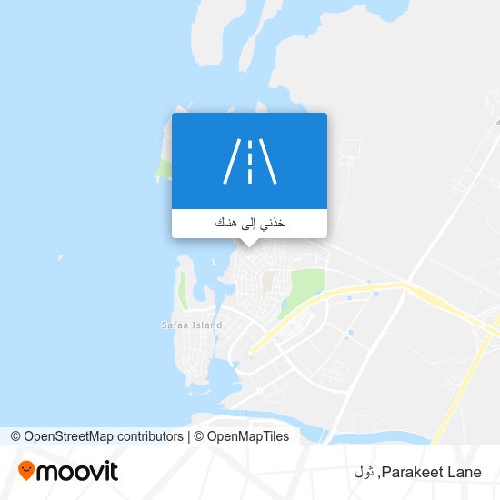 خريطة Parakeet Lane
