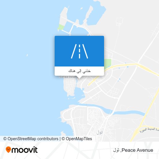 خريطة Peace Avenue