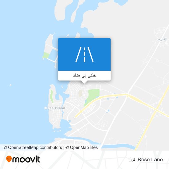 خريطة Rose Lane