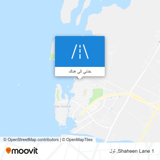 خريطة Shaheen Lane 1
