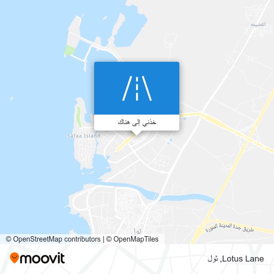 خريطة Lotus Lane