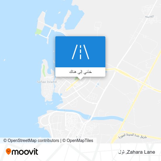 خريطة Zahara Lane