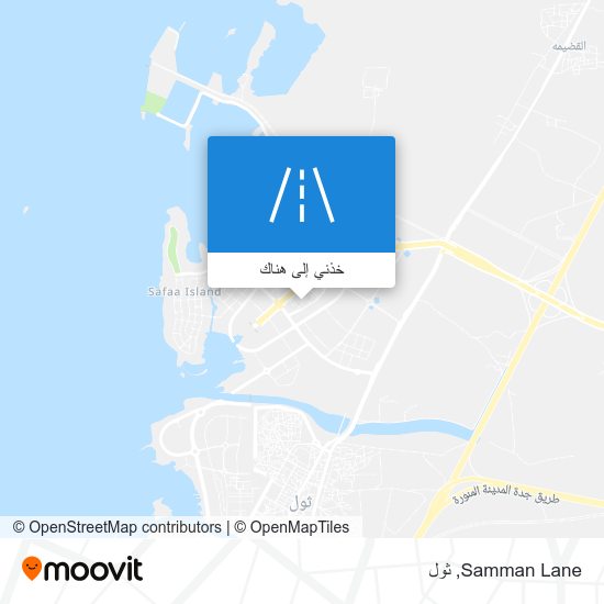 خريطة Samman Lane